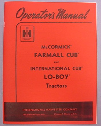 TM Tractor Parts for McCormick Farmall Cub, International Cub, and ... TM Tractor Parts for McCormick Farmall Cub, International Cub, and ...