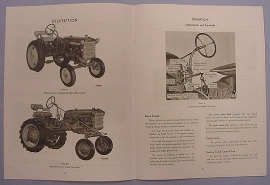 TM Tractor Parts for McCormick Farmall Cub, International ... tractot international cub wiring diagram 