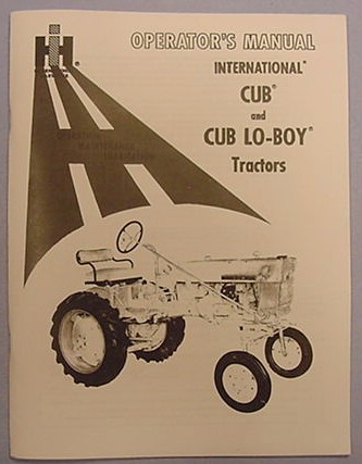 TM Tractor Parts for McCormick Farmall Cub, International ... farmall cub electrical diagram 